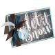 Sizzix Christmas Collection Framelits Die With Clear Acrylic Stamp Set Snow Place Like Home
