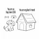 Sizzix Framelits Die With Clear Acrylic Stamp Set Doggone Cute 1 Pack 9 Piece
