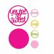 Sizzix Thinlits Die Word Circles 1 Pack 6 Piece