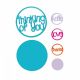 Sizzix Thinlits Die Word Circles 1 Pack 9 Piece