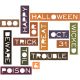 Sizzix Tim Holtz Alterations Collection Halloween Thinlits Die Halloween Words Thin 1 Pack 1 Piece