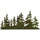 Sizzix Tim Holtz Alterations Tree Line Thinlits Die 1pack