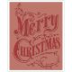 Sizzix Tim Holtz Alterations Collection Christmas Texture Fades Embossing Folder Christmas Scroll 1pack