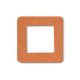 Sizzix Copper Metal Blanks Square Washer 1.125 Inches 1 Pack 1 Piece