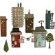 Sizzix Tim Holtz Alterations Collection Thinlits Die Cityscape Suburbia 23 Dies 1 pack34 pieces