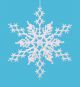 Tree Trimming Snowflake Pearlized 6.5 Inches