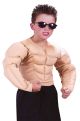 Fun World Boys Bodybuilder Muscle Shirt Costume Tan Large 12 14 Multicolor