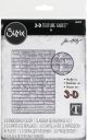 Sizzix 3D Texture Fades Embossing Folder By Tim Holtz Brickwork 1 Pack of 1 Piece