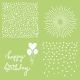 12 X 12 Inches Stencils Celebrate