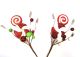 Christmas Floral Candy Berry Pick
