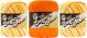 Spinrite Lily Sugar N Cream Limited Edition 100 Percent Cotton Yarn Curated 3 Pack Creamsicle Ss Hot Orange Ss Creamsicle Ss 3