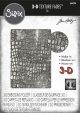 Sizzix 3D Texture Fades Embossing Folder By Tim Holtz Reptile 1 Pack of 1 Piece