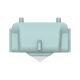 Sizzix Accessory Replaceable Scoring Board and Trimmer Blades Teal