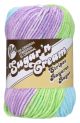 Spinrite Lily Sugar n Cream Yarn Stripes Violet 1 Pack of 1 Skein