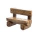 Simple Resin Loglike Fairy Garden Bench