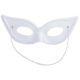 PVC Fancy Mask Form White 8 X 6 Inches