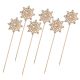 David Tutera Bouquet Jewelry Gold Starburst Bouquet Pins
