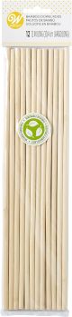Wilton Bamboo Dowel Rods 12 Count 1 Pack of 1 Piece