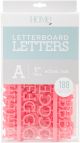 Letterboard Letters and Characters 1 Inch Coral