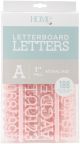 1 Inch Pink Letter Pack Die Cuts With A View Letterboards