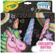 Crayola Unicorn Horns Washable Sidewalk Chalk 3 Per Pkg