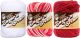Spinrite Sugar N Cream Yarn Solids Country Red 1 Pack of 3 Skein