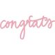 Decorative Dies Words Congrats