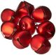 Matte Red Metal 25Mm Approx 1Inch Jingle Bells 25 mm