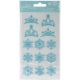 Wter Wonderland Collection Christmas Puffy Stickers