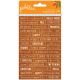Woodland Forest Collection Cardstock Stickers Phrases