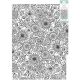 Kaisercolour Coloring Poster In Tube Floral Patter