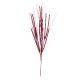 Seasonal Floral Christmas Glitter Red Pick 3.9 X 3
