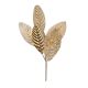 Artificial Metallic Leaf Pick Gold And Champagne 7.9 X 12 Inches