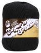 Lily Sugar n Cream Yarn Solids Super Size Black 1 Pack of 1 Skein