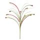 Zigzag Christmas Pick Red Green 12 Inches