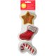 Wilton Christmas Cookie Cutter Set Metal 3 Piece