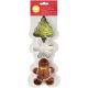 Wilton Cookie Cutters 3 Per Pkg Tree Gingerbread Man and Snowflake