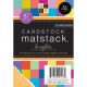 Die Cuts With A View Single Sided Match Makers Brights Stack White Core 4.5 X 6.5