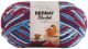 Spinrite Bernat Blanket Brights Big Ball YarnRed White and Boom Variegated