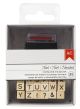 Deck The Halls Collection Christmas Wood Stamps Alphabet