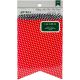 Christmas Banner Notch Red Polka Dot