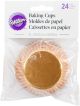 Wilton Standard Baking Cups Gold Foil 24 Per Pkg