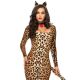 Leg Avenue Women s 3 Piece Cougar Catsuit Costume Leopard X Small