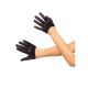 Leg Avenue Women s Mini Cropped Satin Gloves Black One Size