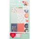 30 Sheet Rose Gold Foil Dear Lizzy Sticker Book