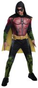 Batman Men S Arkham Muscle Chest Adult Robin Costume Medium