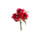 Mini Rose Buds Boutiner With Ivy 4Inch Red