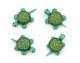 Fimo Clay Animals Green Turtles 1 Inch