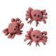 Fimo Clay Animals Crabs RedBurgundy Color 0.75 Inch