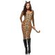 Leg Avenue Women s Cougar Catsuit Costume Leopard X Large
